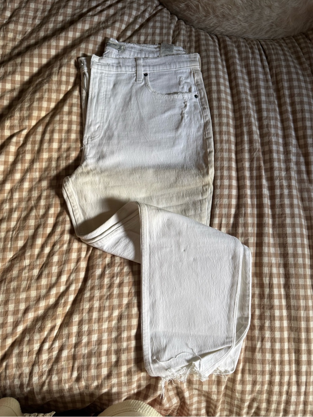 Abercrombie & Fitch White Skinny Jeans